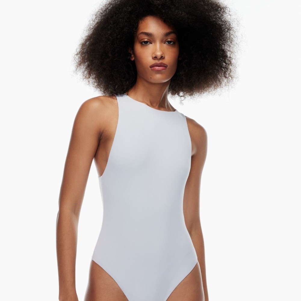 Aritzia Babaton⎜CONTOUR 90'S BODYSUIT⎜CEMENT BLUE